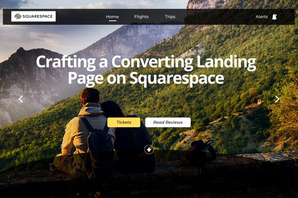 Converting Landing Page on Squarespace