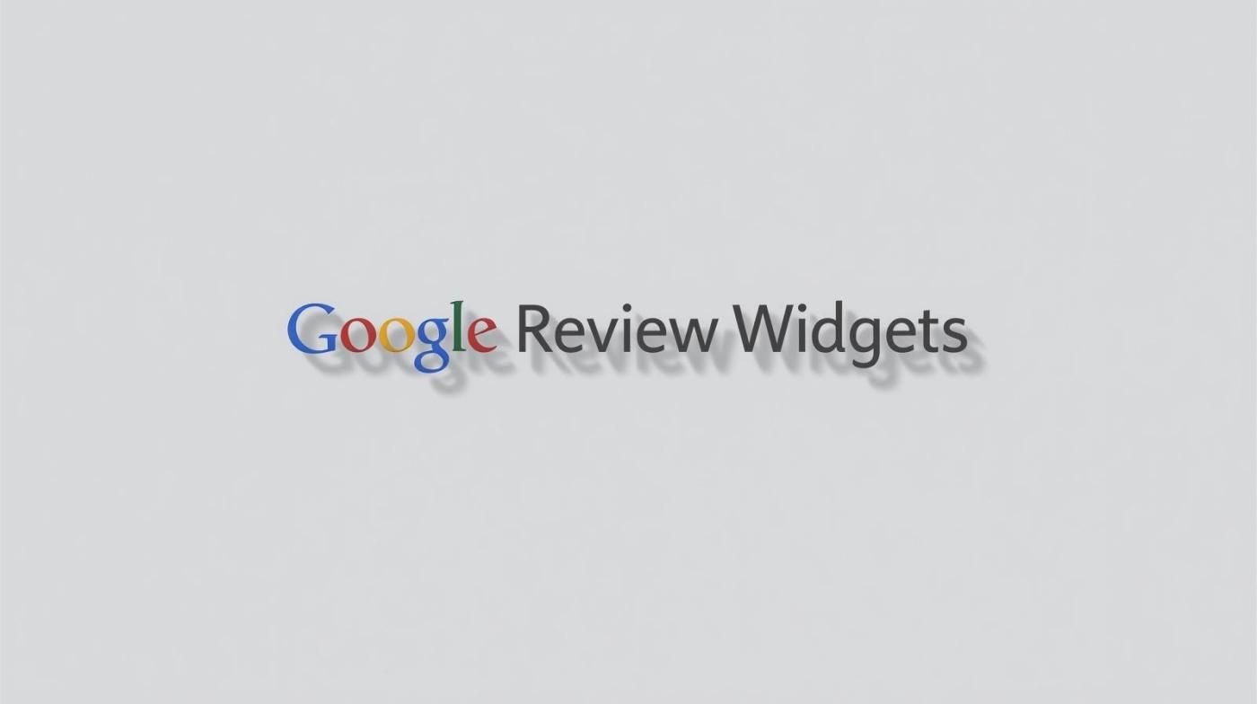 google review widgets