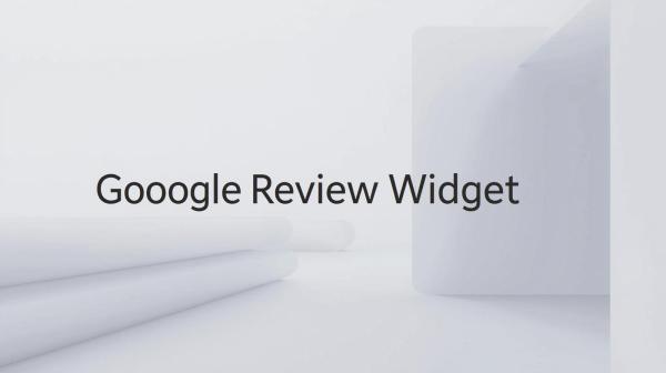 google review widget